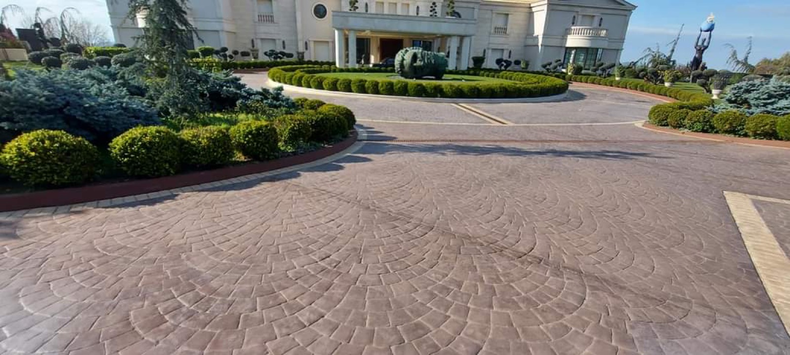 Luxury Stamped Concrete Background