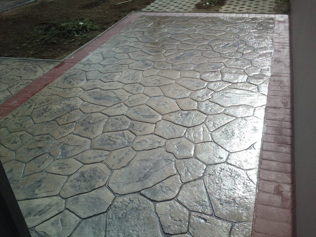 Stamped Concrete Pattern Detail